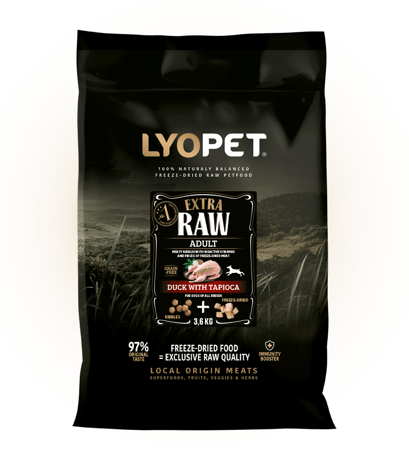 EXTRA RAW Adult All Breeds - Free Range Duck - Grain Free 3,6 kg