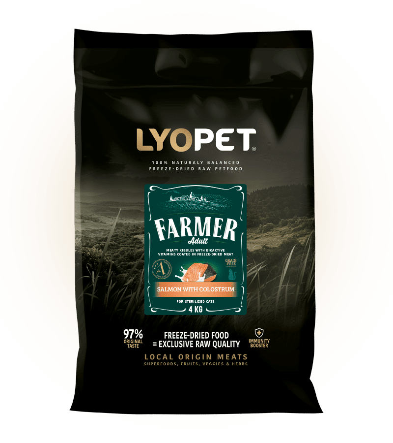 LYOPET Farmer Cat Adult Chicken & Salmon 4kg
