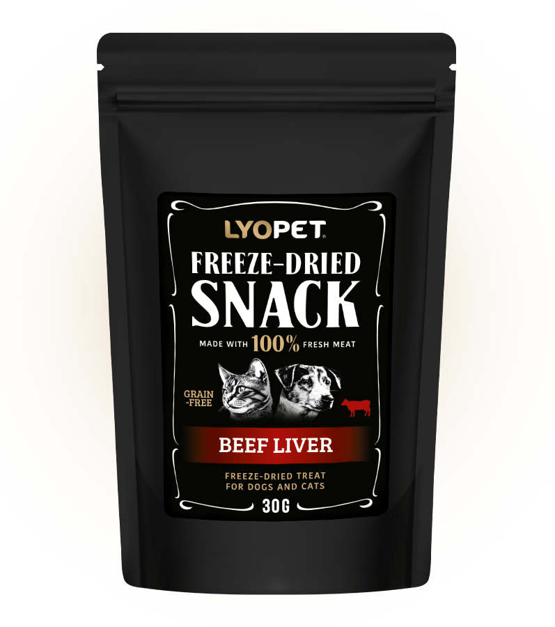 FREEZE-DRIED SNACK Dog - Beef Liver 30gr